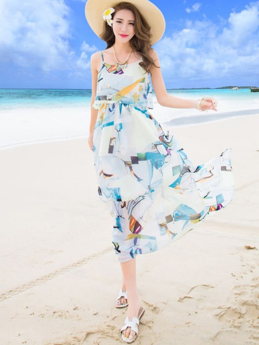 BST những mẫu váy đầm maxi đẹp dành để đi biển cực quyến rũ - Hình 6