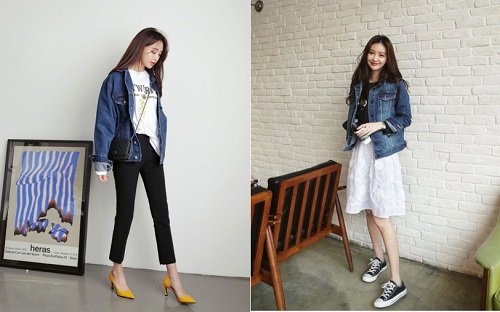 #60 mẫu áo khoác jean nữ đẹp 2022 (Xinh Như Sao Hàn)