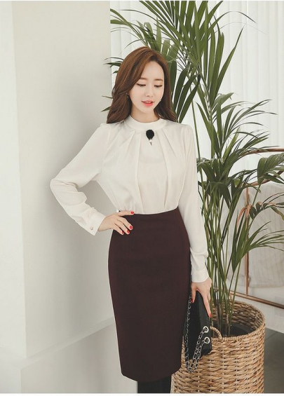 Các kiểu áo sơ mi nữ đẹp dành cho nàng công sở phong cách Hàn Quốc - 5
