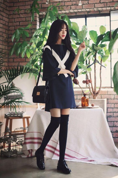 Hãy ngắm nhìn chiếc váy suông Hàn Quốc cô mặc đi chơi và đi du lịch - Hình 1