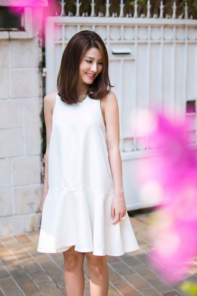 Hình ảnh các mẫu váy đầm suông Hàn Quốc đẹp