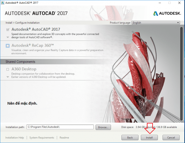 Hướng dẫn cài cài đặt phần mềm autocad 2017 đơn giản - 09