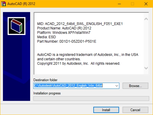 Hướng dẫn cài đặt phần mềm autocad 2012 miễn phí - Hình 1