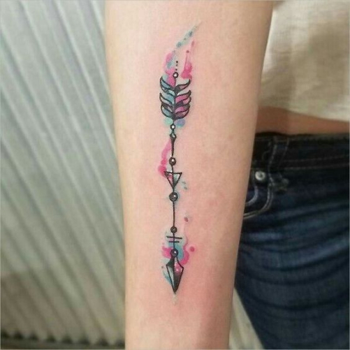 Hình xăm nghệ thuật tatoo mini mũi tên đẹp nhất