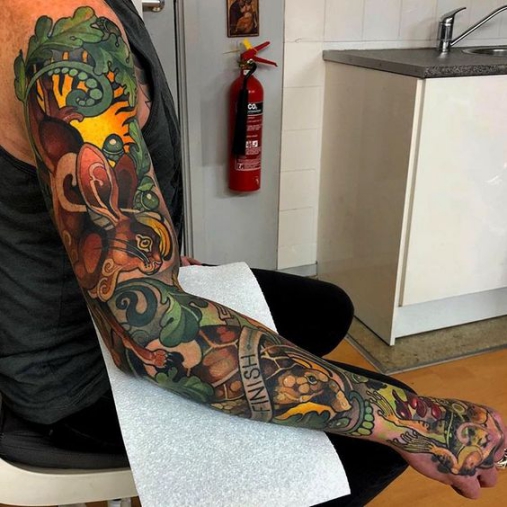 Hình xăm tattoo được yếu thích full ở cánh tay đẹp ý nghĩa nhất