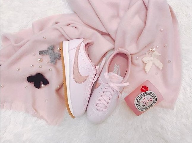 Giày nữ Nike Cortez Leather Lux Pearl Pink